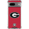 University of Georgia Logo Red Google Pixel 7a Clear Case